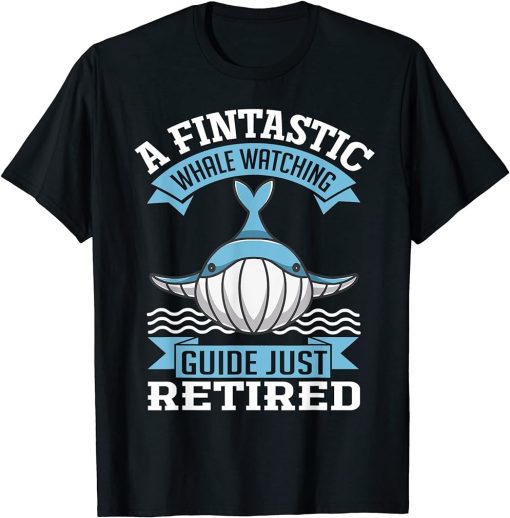 A Fintastic Whale Watching Guide Just Retired | Cetacean T-Shirt